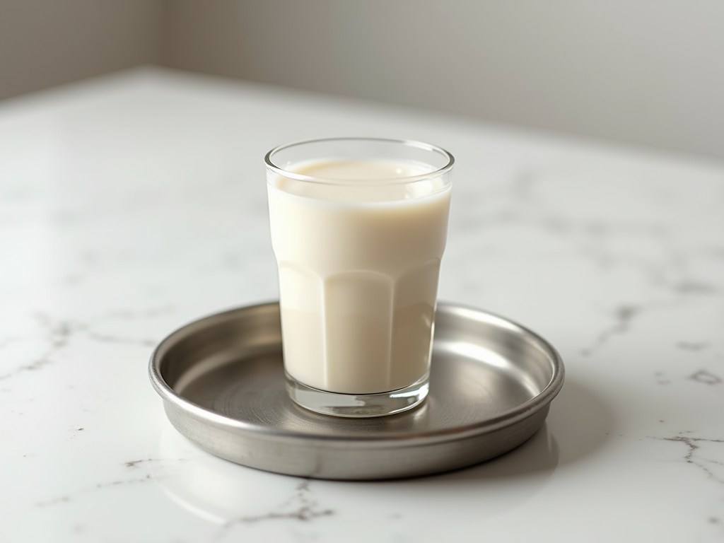 Glass of soy milk